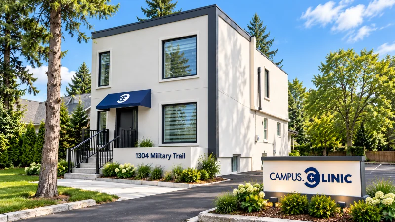 Campus Clinic exterior at 1304 Military Trail